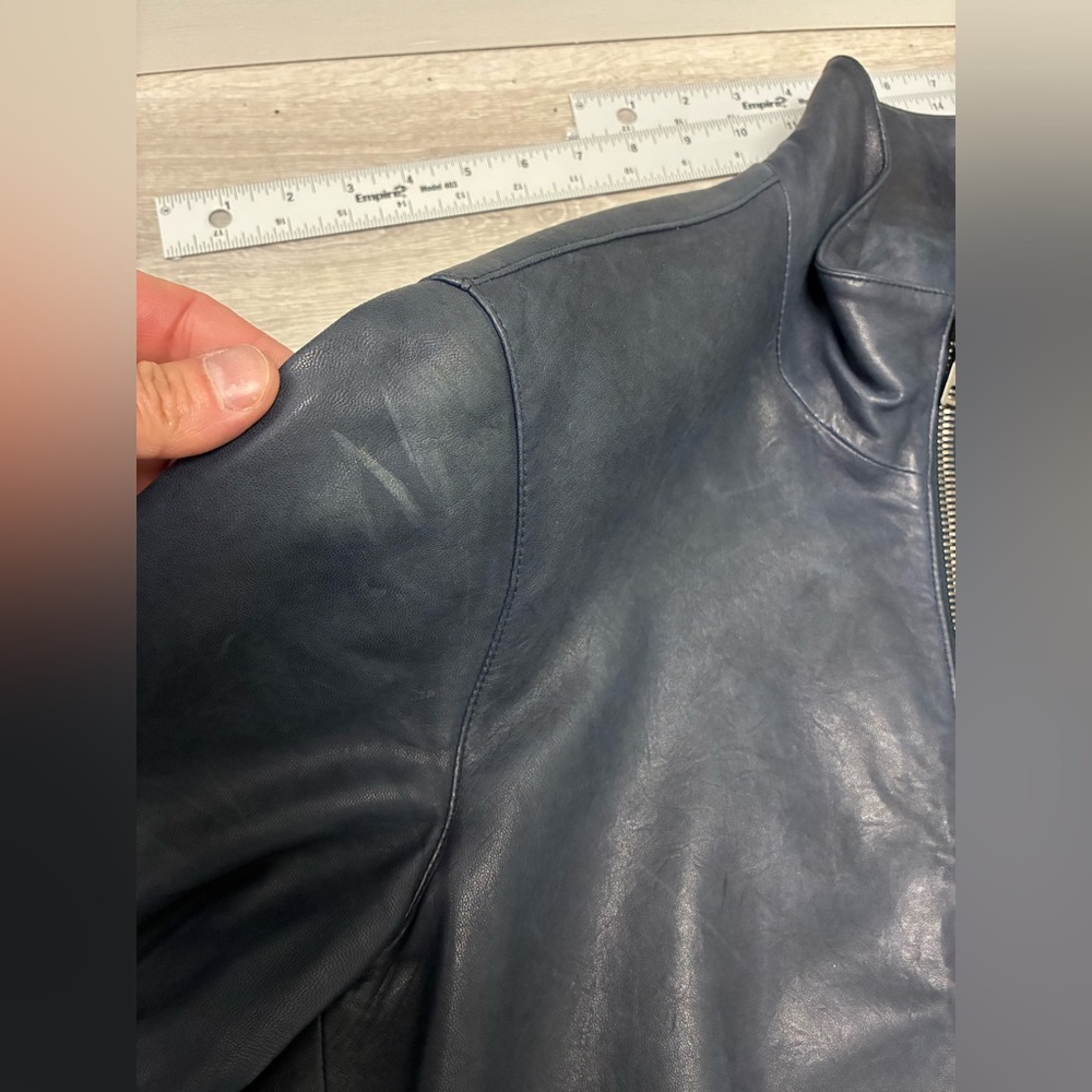John Varvatos Collection Lambskin Leather Jacket Size EU 52 US 42 - Picture 13 of 16